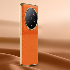 Soft Luxury Leather Snap On Case Cover LF1 for Xiaomi Mi 13 Ultra 5G Orange
