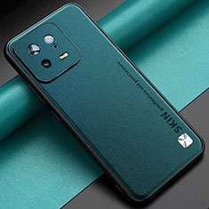 Soft Luxury Leather Snap On Case Cover LS2 for Xiaomi Mi 13 5G Green