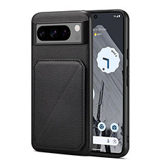 Soft Luxury Leather Snap On Case Cover MT1 for Google Pixel 8 Pro 5G Black