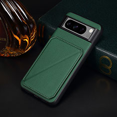 Soft Luxury Leather Snap On Case Cover MT2 for Google Pixel 8 Pro 5G Green