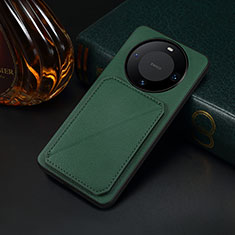 Soft Luxury Leather Snap On Case Cover MT4 for Huawei Mate 60 Pro+ Plus Green