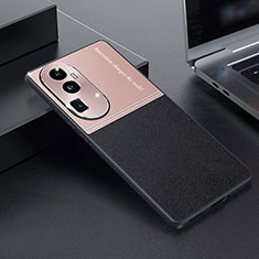 Soft Luxury Leather Snap On Case Cover QC1 for Oppo Reno10 Pro+ Plus 5G Rose Gold