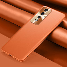 Soft Luxury Leather Snap On Case Cover QK1 for Huawei Honor 80 GT 5G Orange