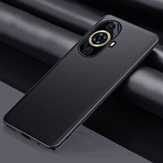 Soft Luxury Leather Snap On Case Cover QK1 for Huawei Nova 11 Pro Black