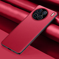 Soft Luxury Leather Snap On Case Cover QK1 for Vivo X90 Pro 5G Red