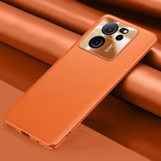 Soft Luxury Leather Snap On Case Cover QK1 for Xiaomi Mi 13T 5G Orange