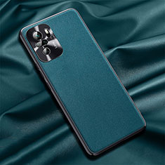 Soft Luxury Leather Snap On Case Cover QK1 for Xiaomi Poco M5S Green
