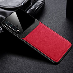 Soft Luxury Leather Snap On Case Cover R01 for Huawei Honor 20 Red