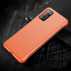 Soft Luxury Leather Snap On Case Cover R01 for Huawei Honor V30 5G Orange