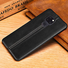 Soft Luxury Leather Snap On Case Cover R01 for Huawei Mate 20 X 5G Black