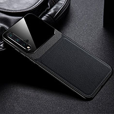 Soft Luxury Leather Snap On Case Cover R01 for Huawei Nova 5T Black
