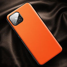 Soft Luxury Leather Snap On Case Cover R01 for Huawei Nova 8 SE 5G Orange