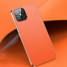 Soft Luxury Leather Snap On Case Cover R02 for Huawei Nova 8 SE 5G Orange