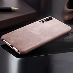 Soft Luxury Leather Snap On Case Cover R02 for Huawei P20 Pro Rose Gold