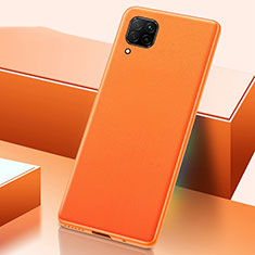 Soft Luxury Leather Snap On Case Cover R02 for Huawei P40 Lite Orange