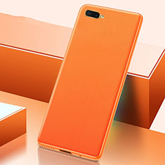 Soft Luxury Leather Snap On Case Cover R02 for Oppo R15X Orange