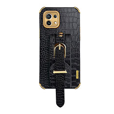 Soft Luxury Leather Snap On Case Cover R02 for Xiaomi Mi 11 Lite 5G NE Black