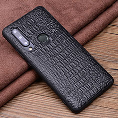 Soft Luxury Leather Snap On Case Cover R03 for Huawei Honor 20 Lite Black