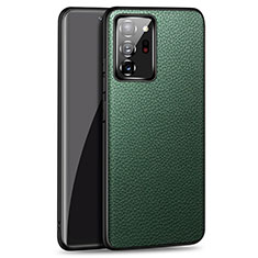 Soft Luxury Leather Snap On Case Cover R03 for Samsung Galaxy Note 20 Ultra 5G Green