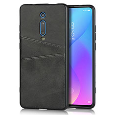 Soft Luxury Leather Snap On Case Cover R03 for Xiaomi Mi 9T Black