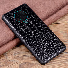 Soft Luxury Leather Snap On Case Cover R03 for Xiaomi Poco F2 Pro Black