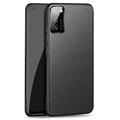 Soft Luxury Leather Snap On Case Cover R04 for Huawei Honor V30 Pro 5G Black