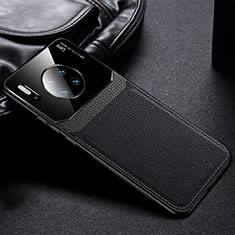 Soft Luxury Leather Snap On Case Cover R04 for Huawei Mate 30 5G Black