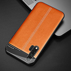 Soft Luxury Leather Snap On Case Cover R04 for Huawei Nova 6 5G Orange