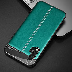 Soft Luxury Leather Snap On Case Cover R04 for Huawei Nova 6 Green
