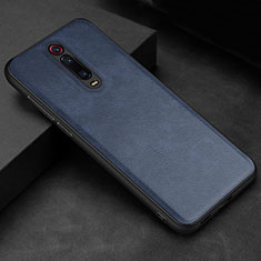 Soft Luxury Leather Snap On Case Cover R04 for Xiaomi Redmi K20 Pro Blue