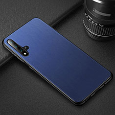 Soft Luxury Leather Snap On Case Cover R05 for Huawei Honor 20S Blue