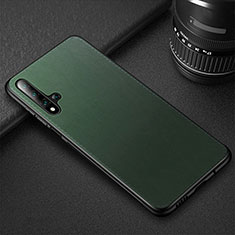 Soft Luxury Leather Snap On Case Cover R05 for Huawei Honor 20S Green