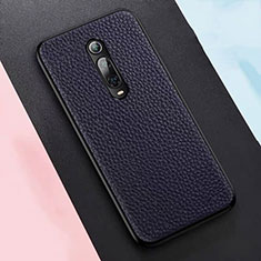 Soft Luxury Leather Snap On Case Cover R05 for Xiaomi Mi 9T Pro Blue