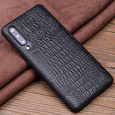 Soft Luxury Leather Snap On Case Cover R05 for Xiaomi Mi A3 Black