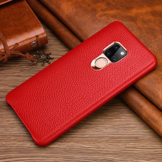 Soft Luxury Leather Snap On Case Cover R06 for Huawei Mate 20 Red