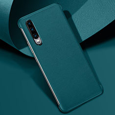 Soft Luxury Leather Snap On Case Cover R06 for Huawei P30 Green