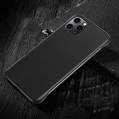 Soft Luxury Leather Snap On Case Cover R08 for Apple iPhone 11 Pro Max Black