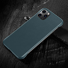 Soft Luxury Leather Snap On Case Cover R08 for Apple iPhone 11 Pro Max Cyan