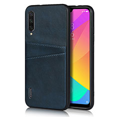 Soft Luxury Leather Snap On Case Cover R08 for Xiaomi Mi A3 Blue