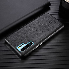 Soft Luxury Leather Snap On Case Cover R09 for Huawei P30 Pro New Edition Black