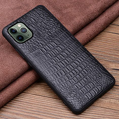 Soft Luxury Leather Snap On Case Cover R11 for Apple iPhone 11 Pro Black