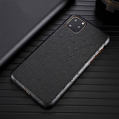 Soft Luxury Leather Snap On Case Cover S01 for Apple iPhone 11 Pro Black