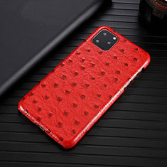 Soft Luxury Leather Snap On Case Cover S01 for Apple iPhone 11 Pro Max Red