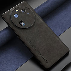 Soft Luxury Leather Snap On Case Cover S01 for Oppo Find X6 Pro 5G Black