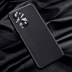 Soft Luxury Leather Snap On Case Cover S01 for Oppo Reno6 Pro 5G Black