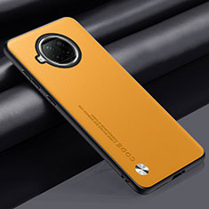Soft Luxury Leather Snap On Case Cover S01 for Xiaomi Mi 10i 5G Yellow