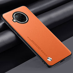 Soft Luxury Leather Snap On Case Cover S01 for Xiaomi Mi 10T Lite 5G Orange