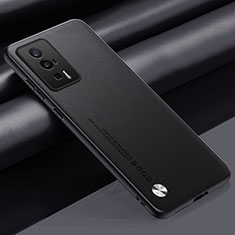 Soft Luxury Leather Snap On Case Cover S01 for Xiaomi Poco F5 Pro 5G Black