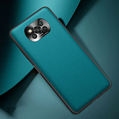 Soft Luxury Leather Snap On Case Cover S01 for Xiaomi Poco X3 Pro Green