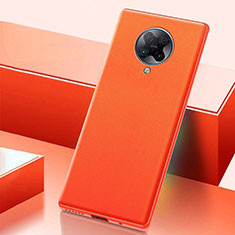 Soft Luxury Leather Snap On Case Cover S01 for Xiaomi Redmi K30 Pro Zoom Orange